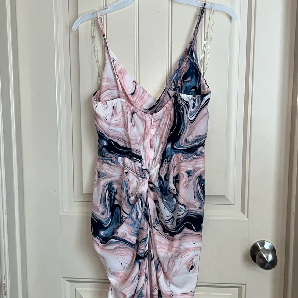 NWOT In The Blues Midi Dress - Picture 7 of 7